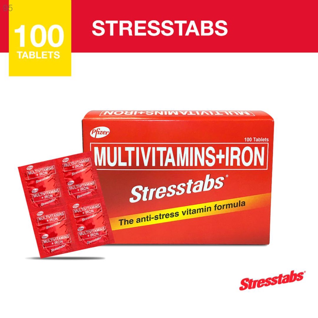 Stresstabs Stresstabs Multivitamins + Iron 100s Fights Stress, Restores