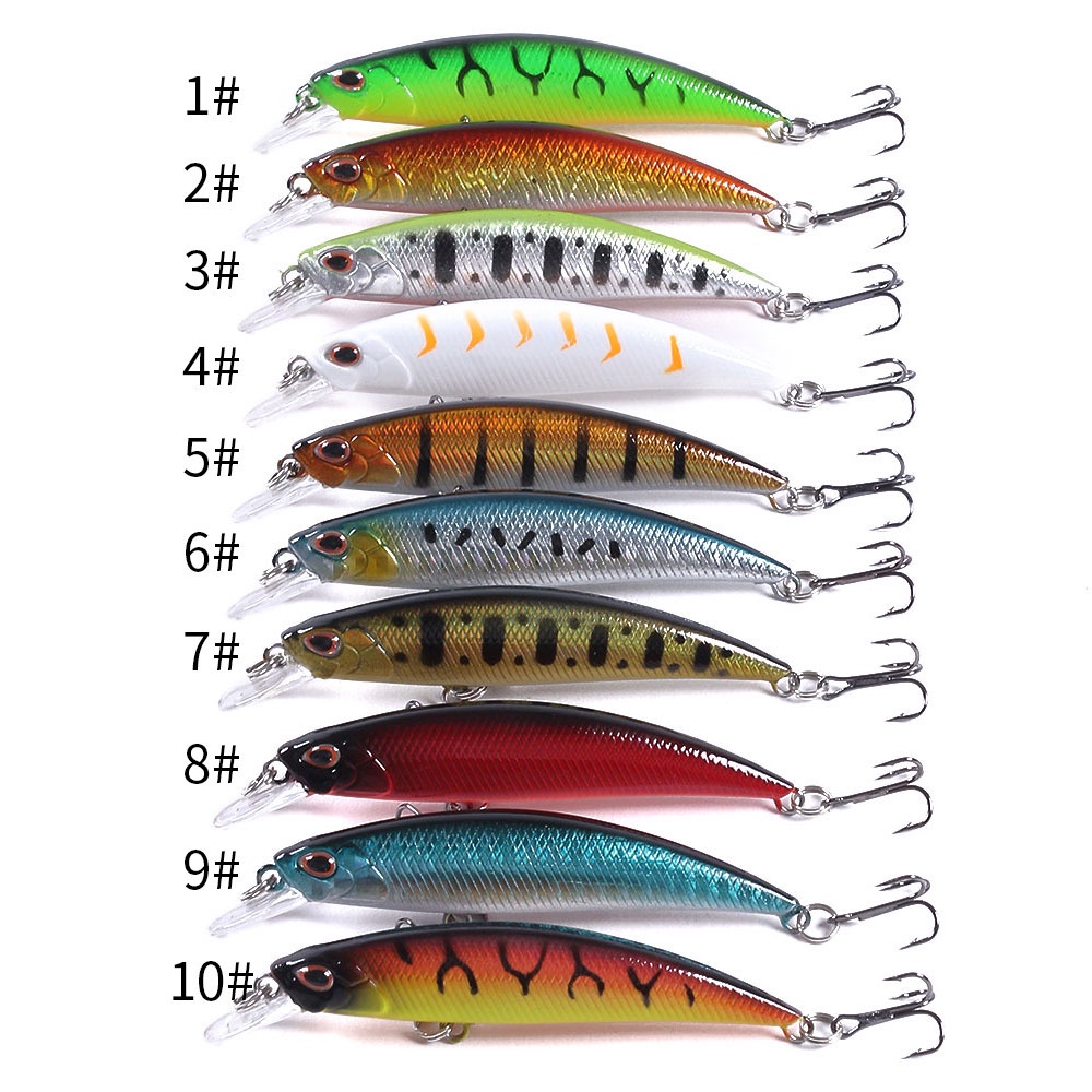 ๑Sinking Minnow Fishing Lures Hengjia 8cm 9g | Shopee Philippines