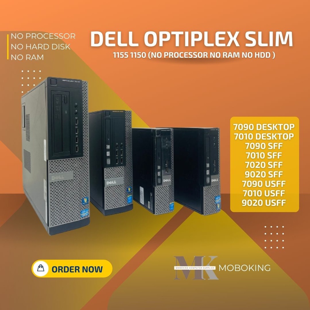 DELL OPTIPLEX SLIM 1155 1150 2nd gen 3rd gen 4th gen CPU (No Processor ...