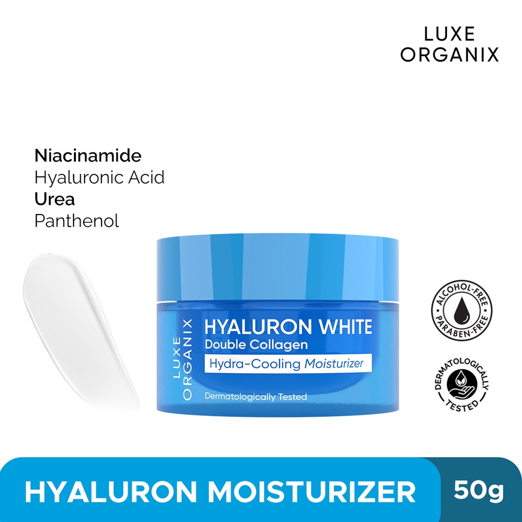 Luxe Organix Hyaluron White Double Collagen HydraCooling Moisturizer