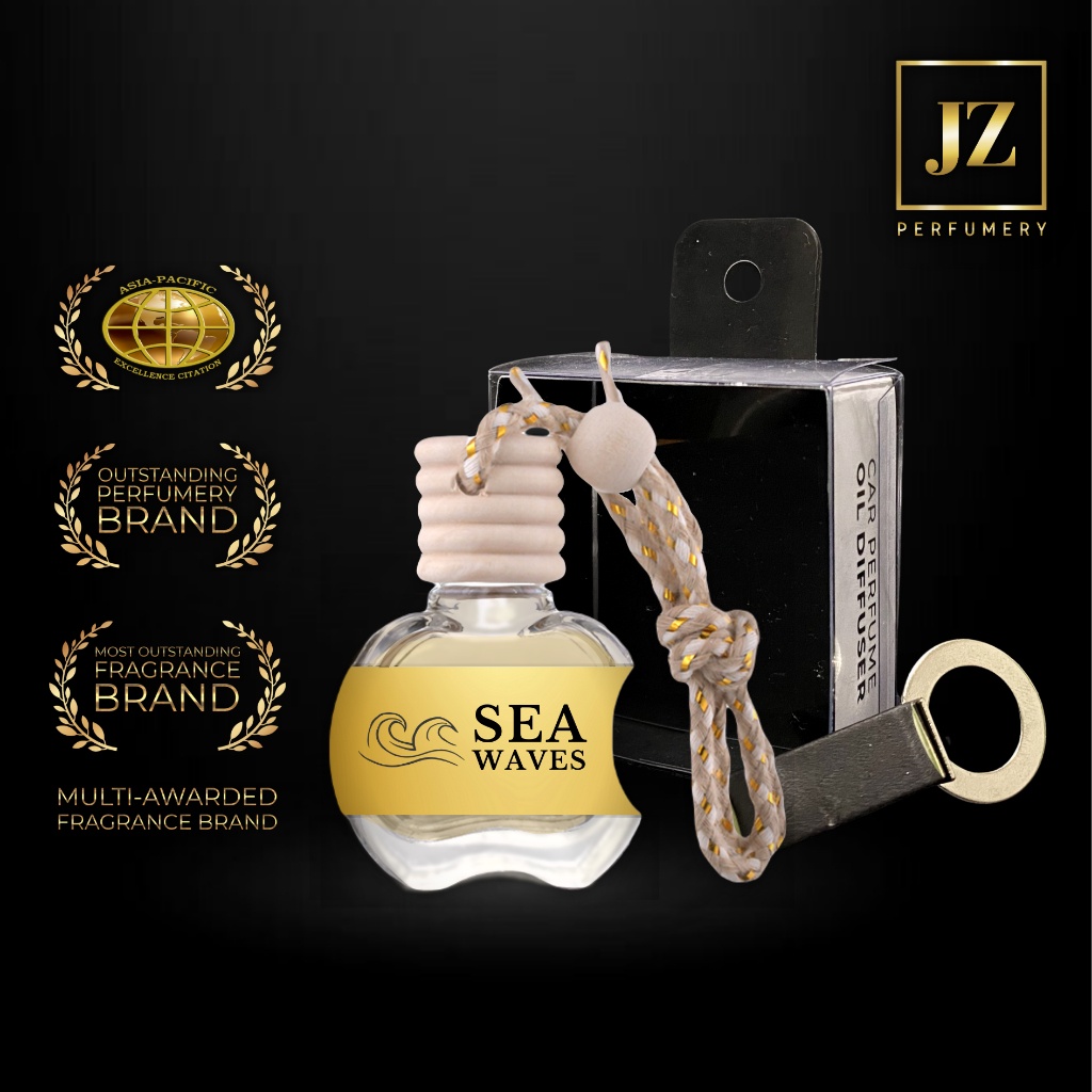 Sea Waves Hanging Car Diffuser Air Freshener JZ PERFUMERY Shopee