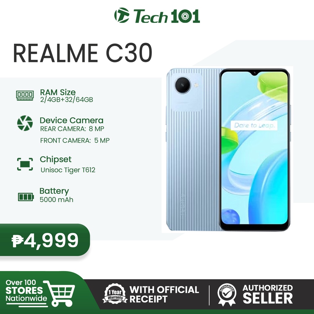 Realme C30 With Official Receipt With Warranty - Authorized Dealer