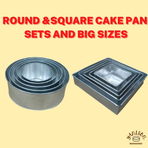 ROUND PAN / SQUARE PAN / BROWNIE MOLDER / ROUND CAKE MOLDER / BENTO