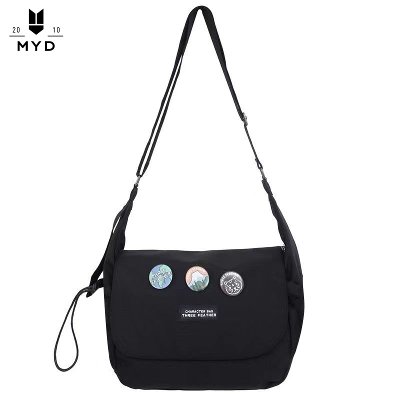 MYD Japanese Canvas bag Korean Fashion men Crossbody Bag large Capacity