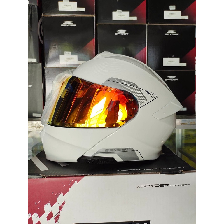 Spyder Helmet Force V Modular Dual Visor Shopee Philippines