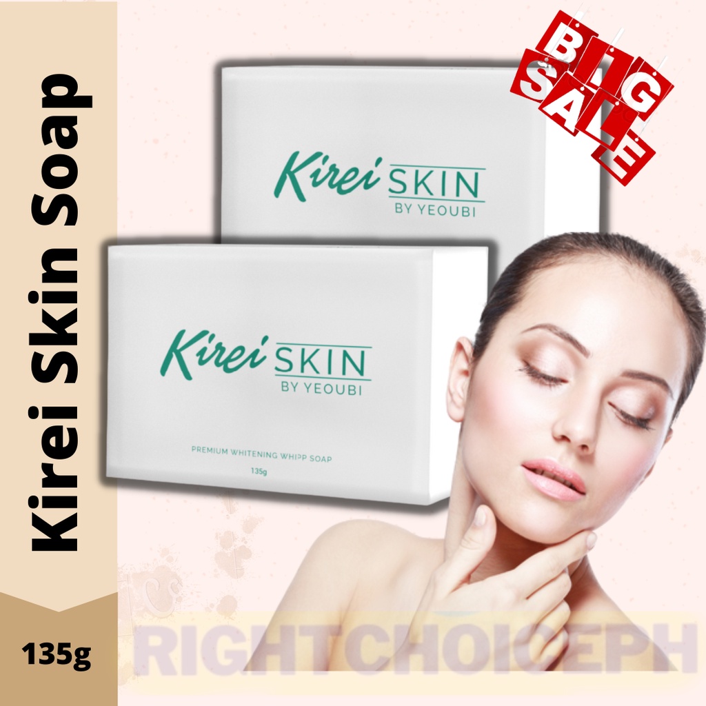 Kirei Skin Premium Whitening Soap Snail Secretion Filtrate and Aloe Vera Shopee Philippines