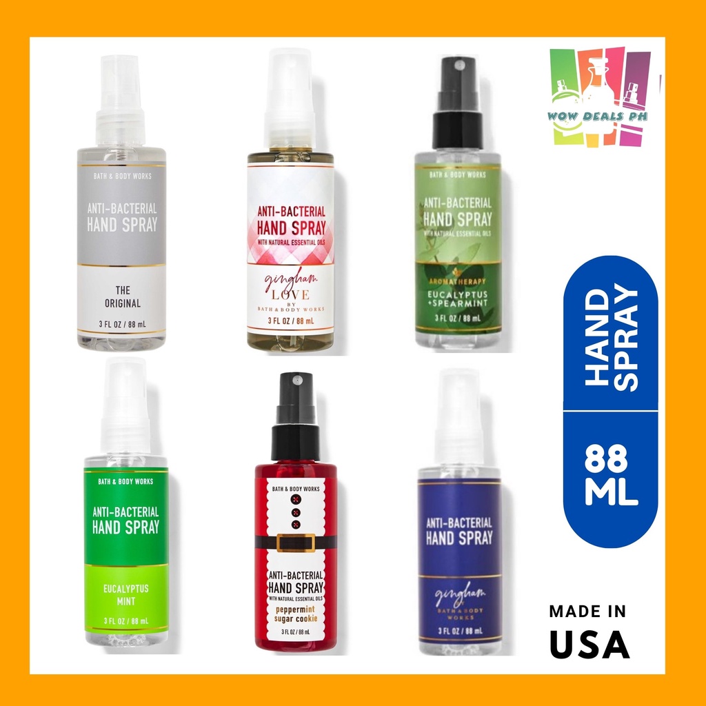 Bath and Body Works Antibacterial Hand Sanitizer 88ml Shopee Philippines
