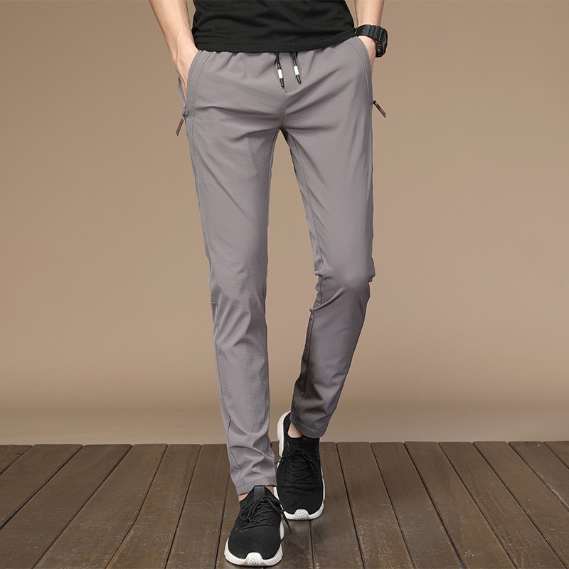 Men's Slim Plain Pants Korean Fashion Trend Pants For Men | Shopee ...