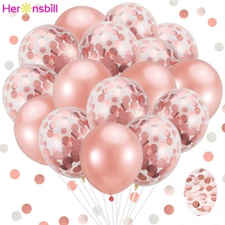 21pcs Rose Gold Color Balloons 1st Birthday Party Decorations, 1 Year Old  Baby Girl First Birthday Decor