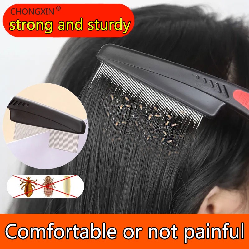 Farewell To Lice Disorder] CHONGXIN Lice Comb Easily Removes Lice Eggs ...