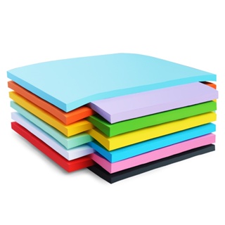 100 Sheets Colored Printer Paper, A4 Colorful Double Side Printer Paper, 10  Colors Art Craft Origami (12x8in)