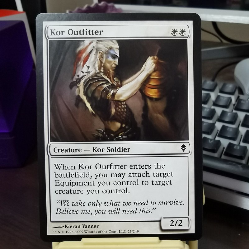 Kor Outfitter – White Creature — Kor Soldier Magic the Gathering MTG ...