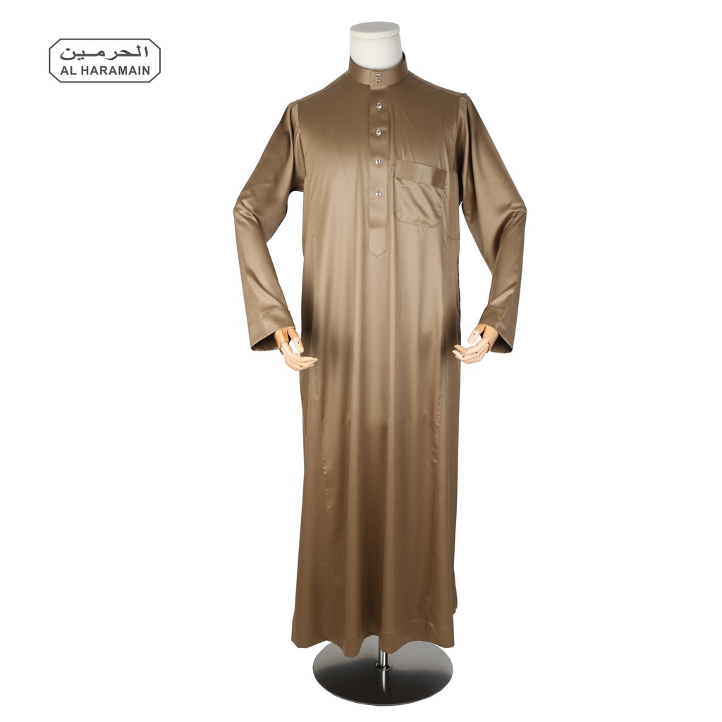 Shiny AL Haramain Ramadan Latest Design Loose Abaya Arabic Kurta Jubah ...