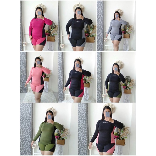 Women's Rash Guard Plus size swim wear Shopee Philippines