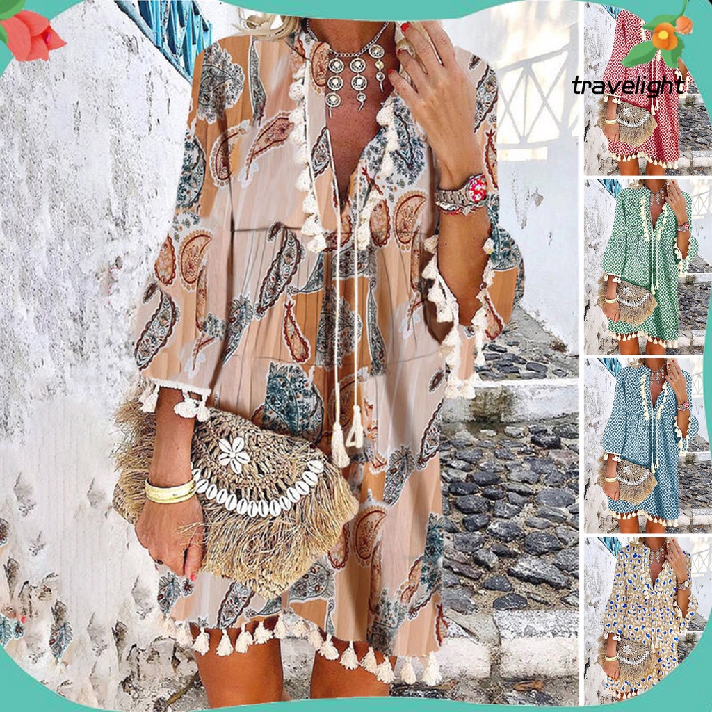 Bohemian 2025 dress shopee