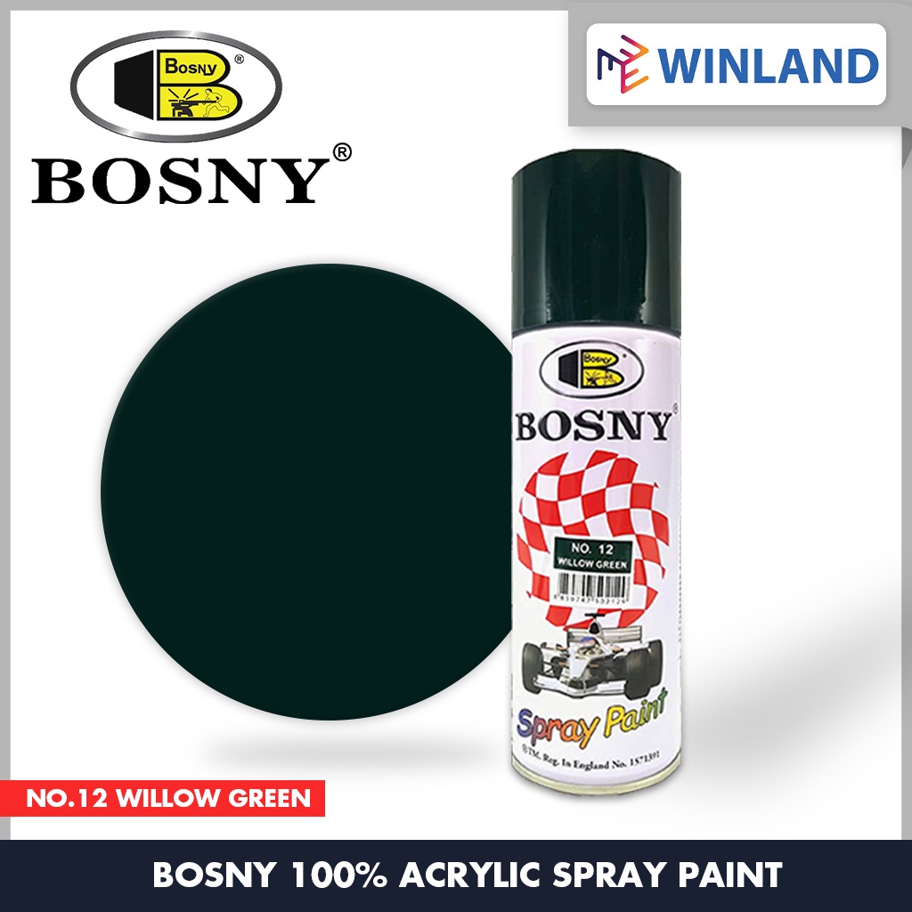 Bosny by Winland Pearl and Metallic Spray Paint No.12 Willow Green