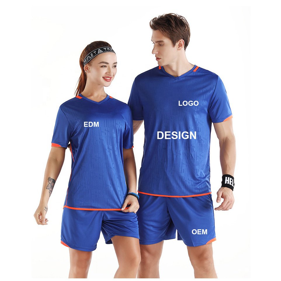 Soccer Jersey Team OEM EDM Latest Designs Youth Soccer Wear Set 100