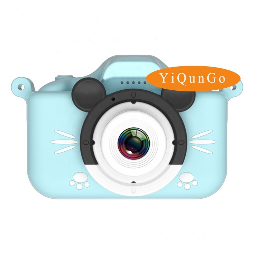 Cute Cartoon Kids Instant Camera Children Fun Digital Camera Built-In ...