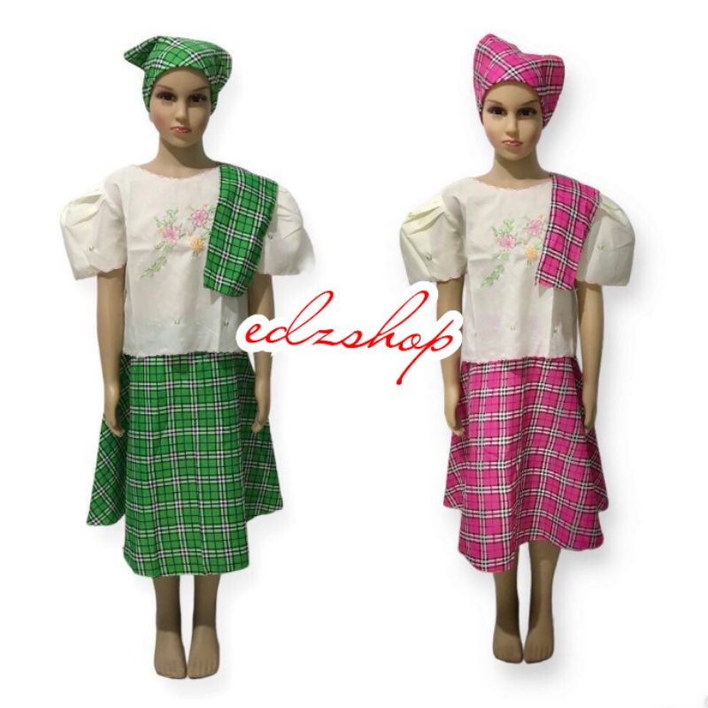 kimuna at saya costume.kids to teens.4 in 1. | Shopee Philippines