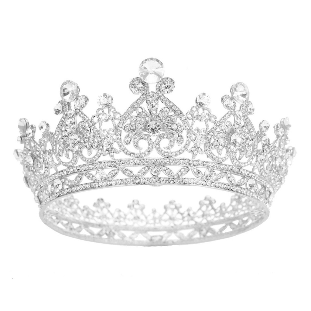 Bulk Princess Rhinestone Crystal Beauty Custom Big Pageant Queen Miss World Crown And Tiara