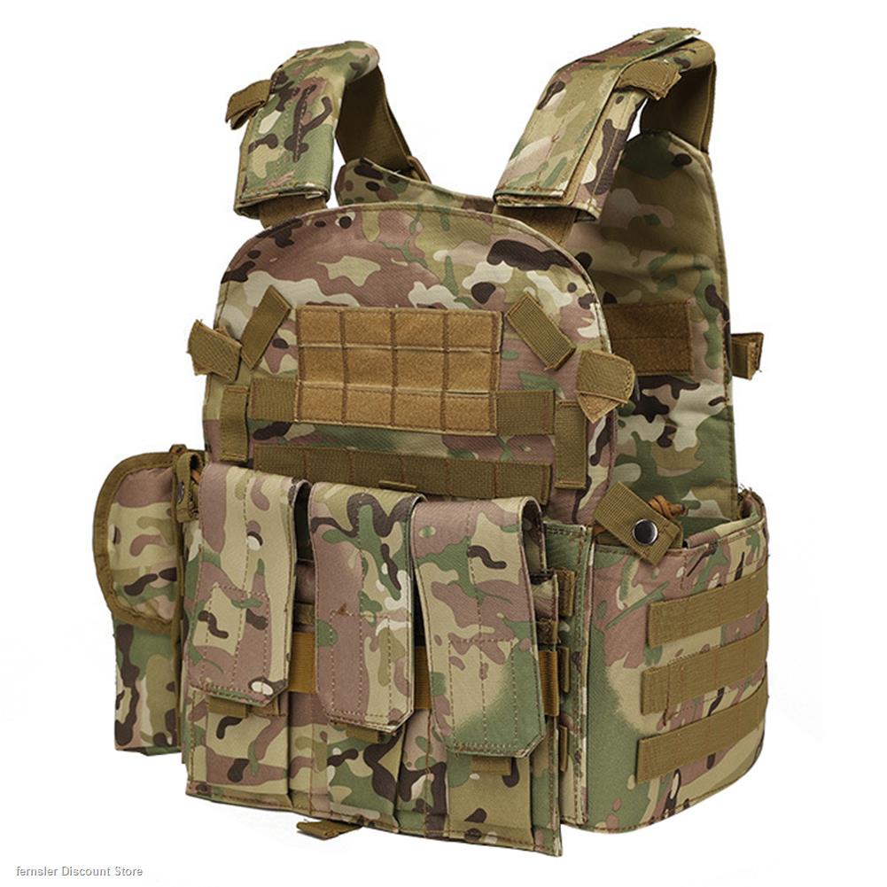 ¤Molle Airsoft Plate Carrier Vest Tactical Hunting Vest Military Gear ...