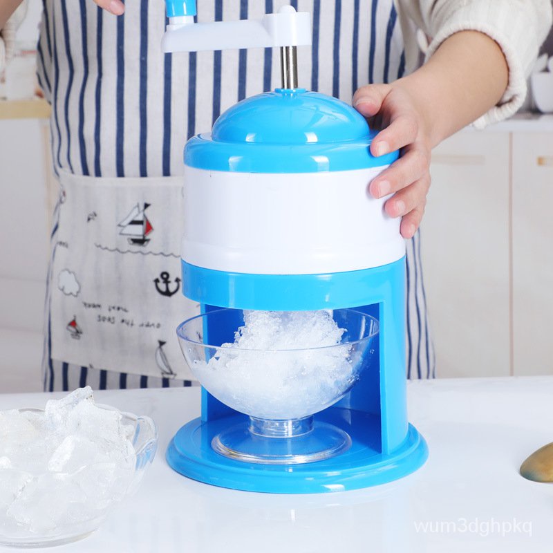 Hand Crank Ice Crusher Manual Ice Shaver and Snow Cone Machine Mini ...
