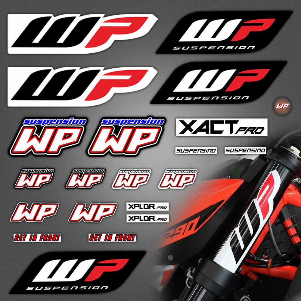 Reflective WP Fork Stickers Suspension Shocker Damper Motorcycle Accessori Decal for Duke RC KTM