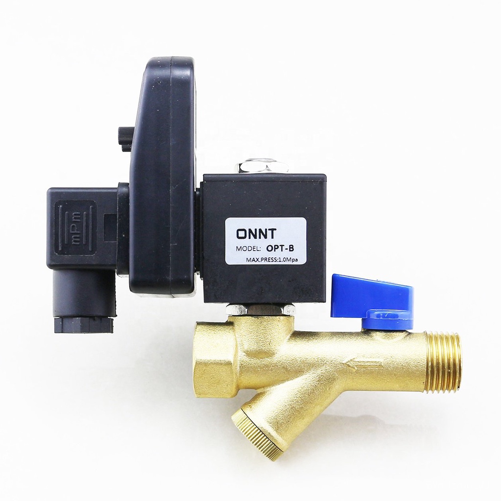 CS-728A / OPT-B Timed Air Compressor Automatic Brass Water Mechanical ...