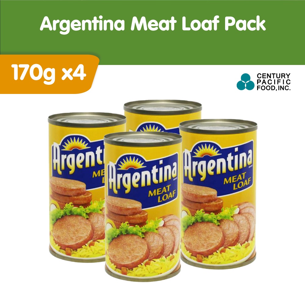 Argentina Meat Loaf 170g Pack of 4 | Shopee Philippines