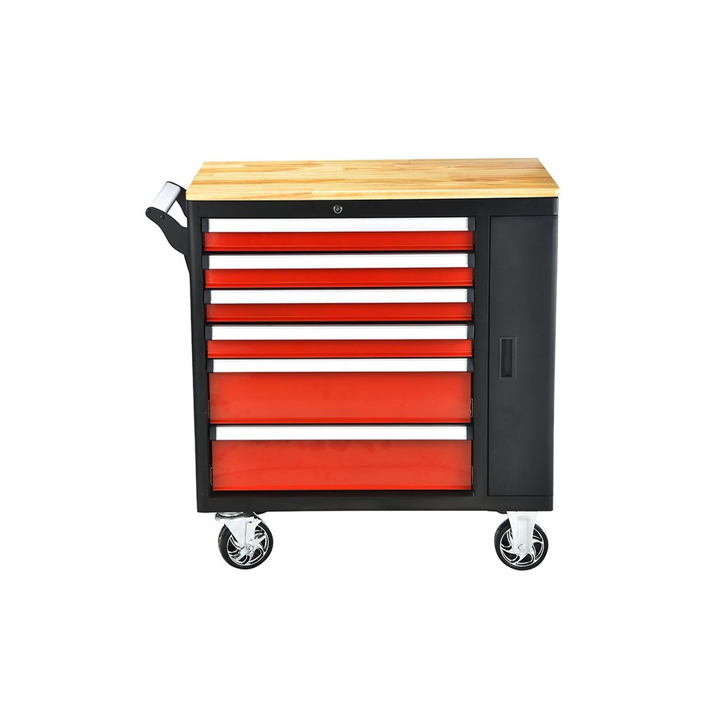 7 Drawer Storage Rolling Tool box Trolley Cart Roller Tools