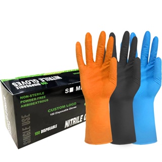 Hot Sales 6/12 Pairs Work Gloves NMSafety Grip Rubber Nitrile