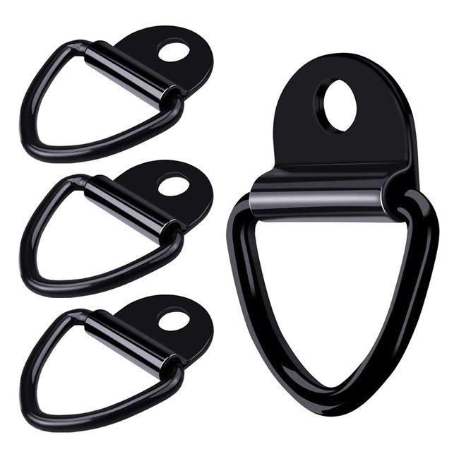 Heavy Duty Black V Rings Bolts Forged Lashing Ring 1000 lbs Capacity ...