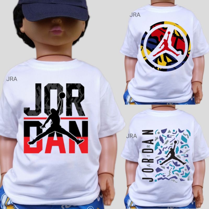 JRA BOYS BABY WHITE T-SHIRTS JORDAN DESIGN SUBLIMATION PRINTS FOR KIDS ...