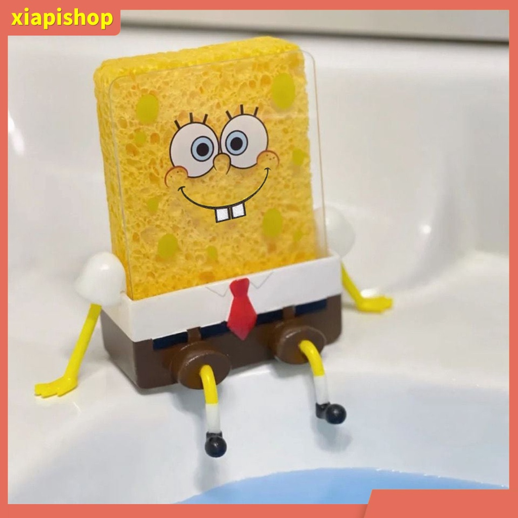XIAPI+ Vibrant Color Sponge Organizer Keep Tidy SpongeBob Sponge ...
