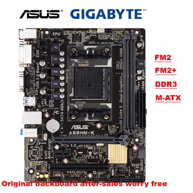 AMD FM2 FM2+ DDR3 A55A58M A68HM-KA68HM-S1A68HM-DS2 A88XM A78M ASUS ...
