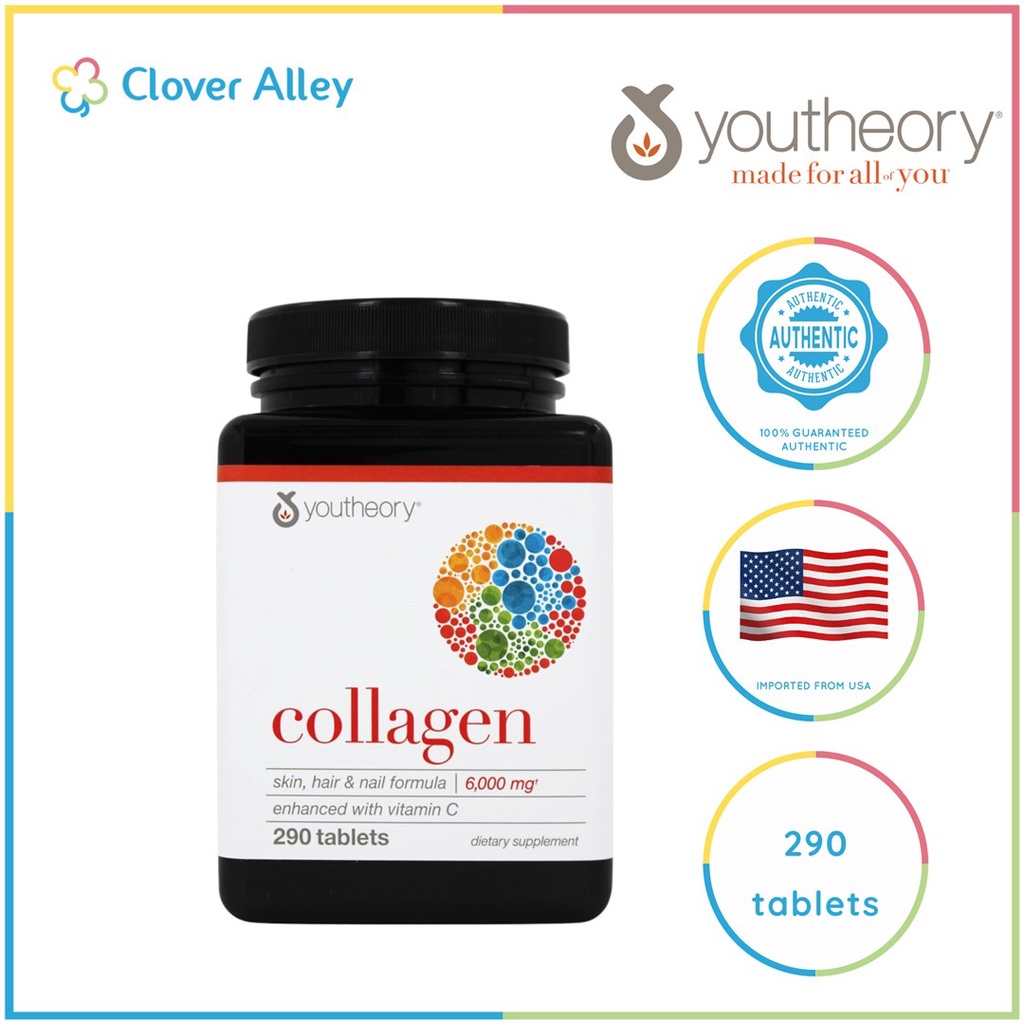 NEW2023┋Youtheory Collagen, 290 tablets Shopee Philippines
