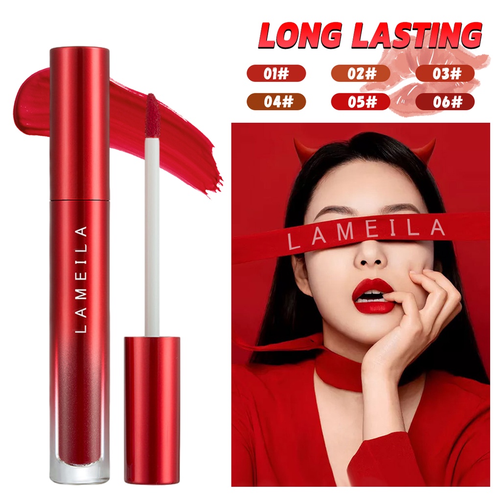 UC 6 Colors Liquid Lip Tint Long Lasting Lipstick Matte Lip Gloss