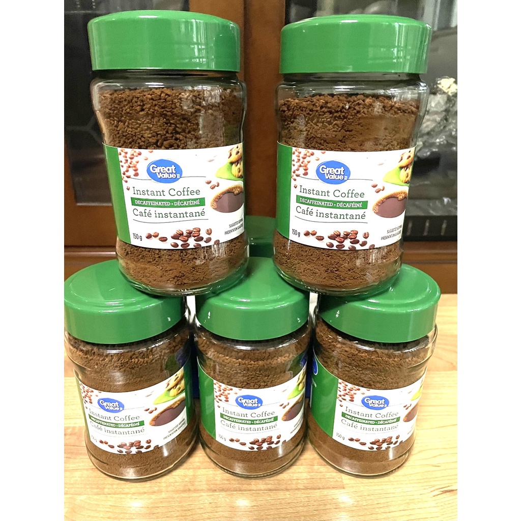 COD NEW☒ Great Value Decaf Instant Coffee 150g/227g CANADA & USA [Exp