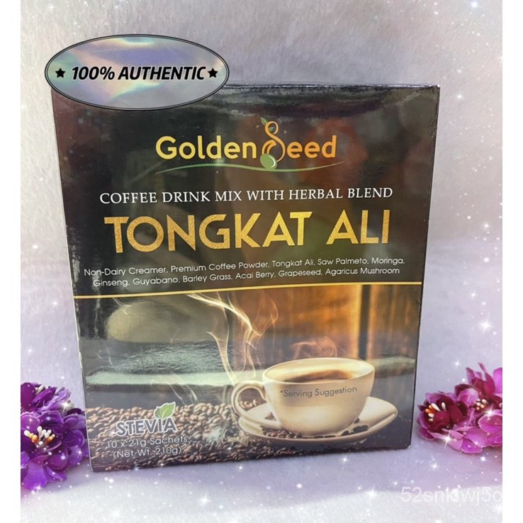 THE ALMA/ Golden Seed Tongkat Ali Booster Coffee/ 10sachets/ 210g/Food