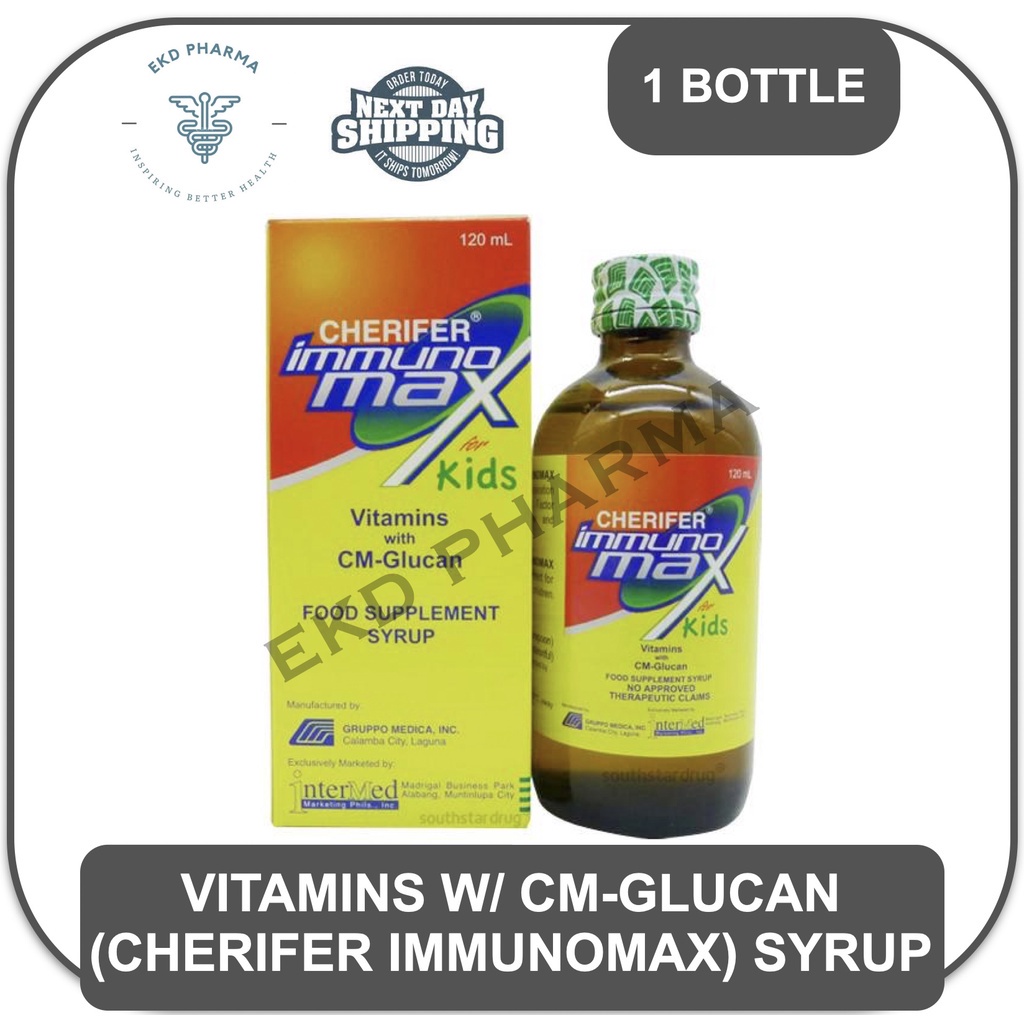 Cherifer Immunomax for Kids Syrup 120mL [1 bottle] Expiry Date: 4/2024 ...