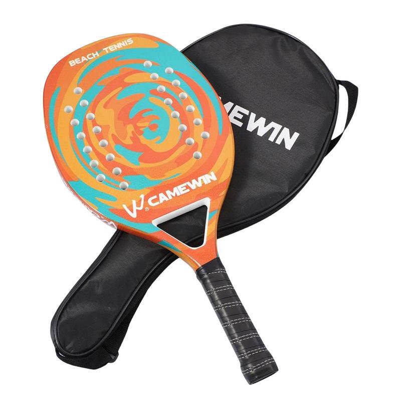 Carbon Fiber Beach Racket Lightweight EVA Foam Padel Tennis Racquets ...