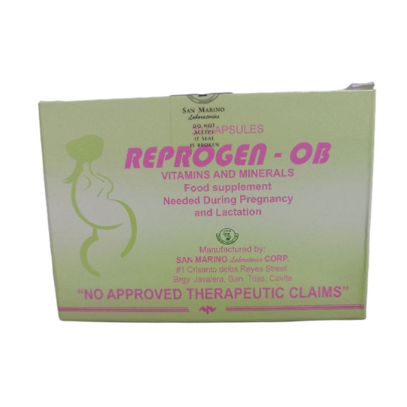REPROGEN OB Food supplement for pregnancy and lactation Vitamins and