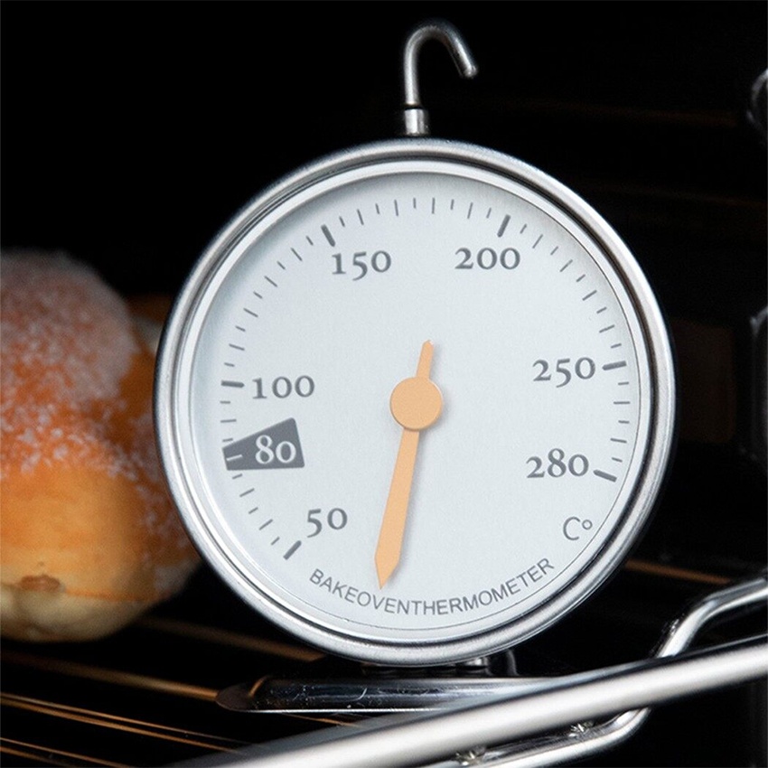 Hanging Stainless Steel Oven Thermometer Temperature Gauge Baking