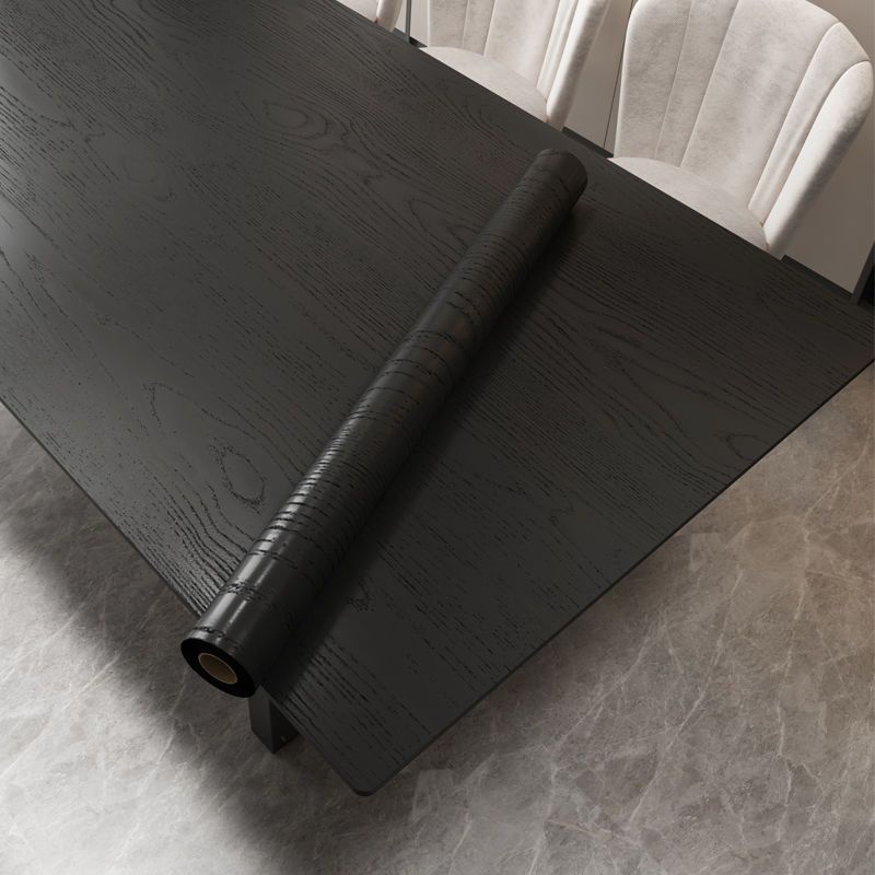 Black Sticker Wallpaper Waterproof Self-Adhesive Cabinet Refurbishment ...
