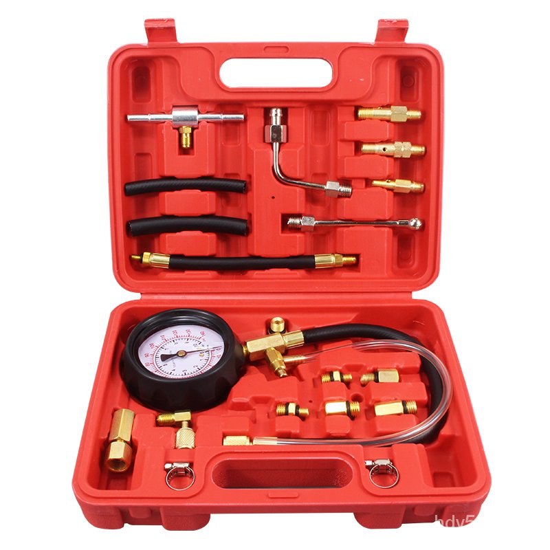 TU114 Professional Fuel System Testing Gauge Fuel Pressure Tester Set