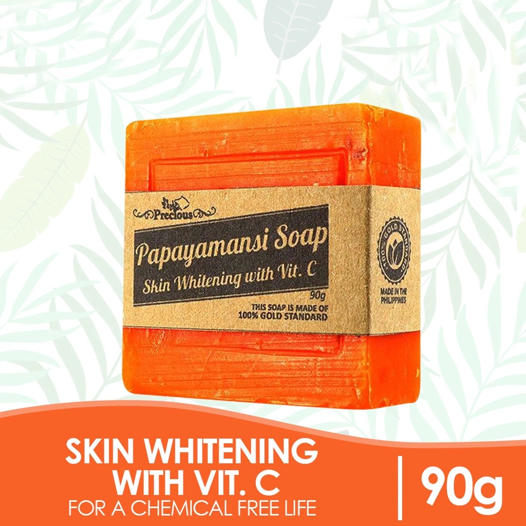 ஐ100 Organic Papayamansi Soap for Acne Reduction, Skin Lightening and