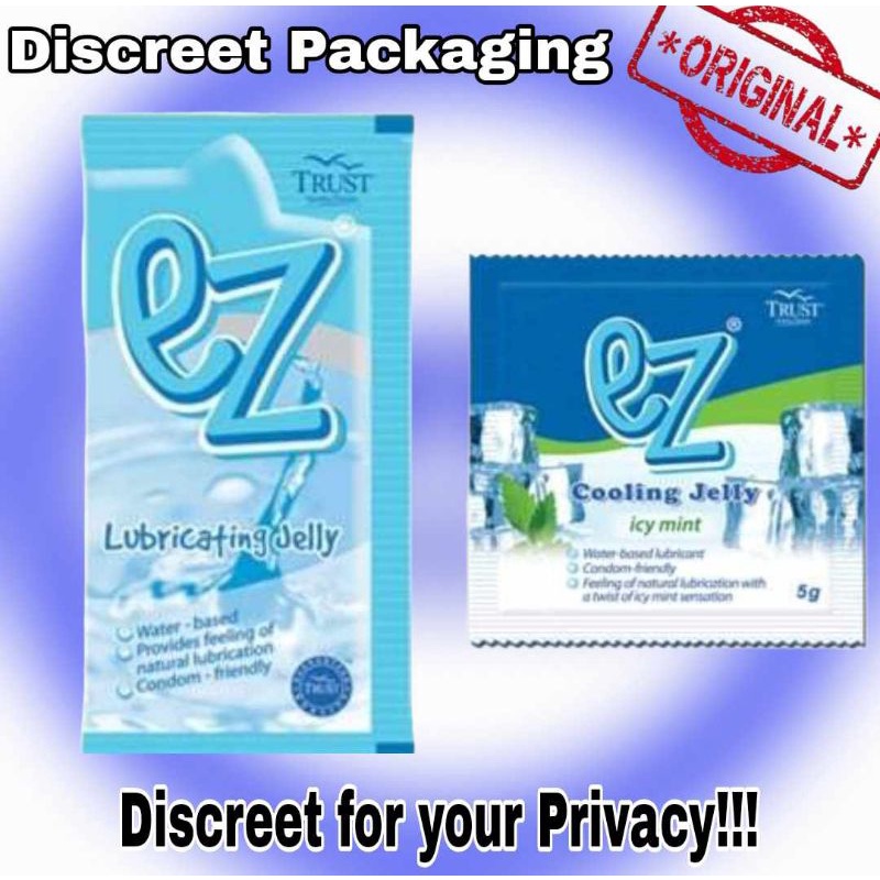 EZ LUBRICATING JELLY (5g and 10grams)DISCREET PACKAGING Shopee