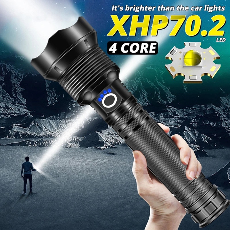 ☎90000 High Lumens LED Rechargeable Tactical Laser Flashlight Outdoor