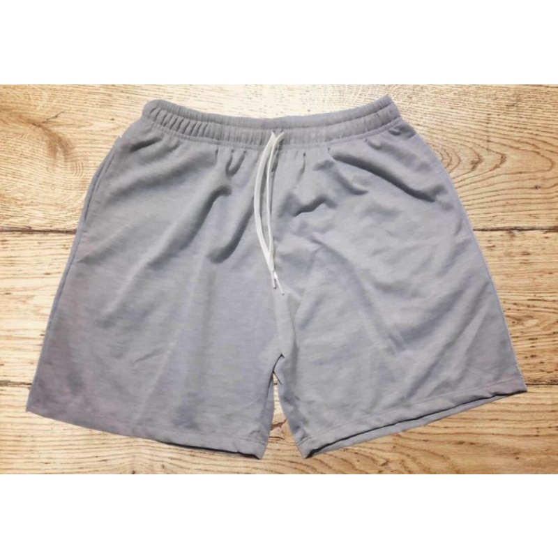 premium walking shorts for men unisex Cotton Plain | Shopee Philippines