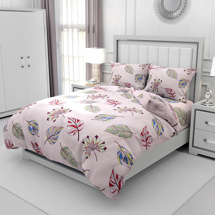 MEKK I Printed Bed sheet Collection 3in1 Bedding Set ( 2 pillowcases